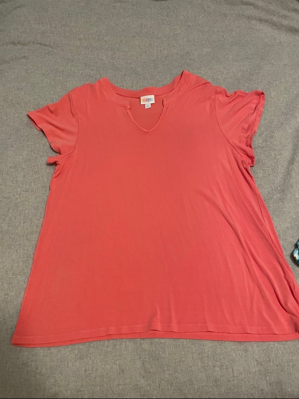 LuLaRoe Layla Split Collar Short Sleeve